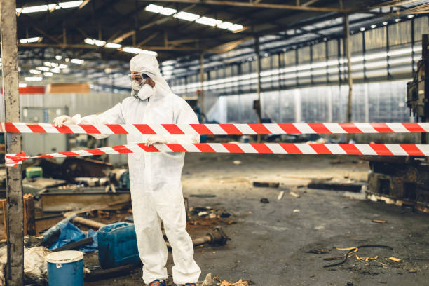 Professional Trauma Scene Cleanup technician working in Summit, NJ